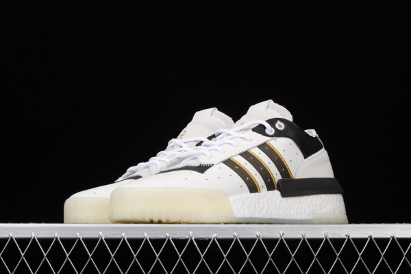 Giày Adidas RIVALRY RM LOW SHOES Cloud White Black EF6443 - Ảnh 4