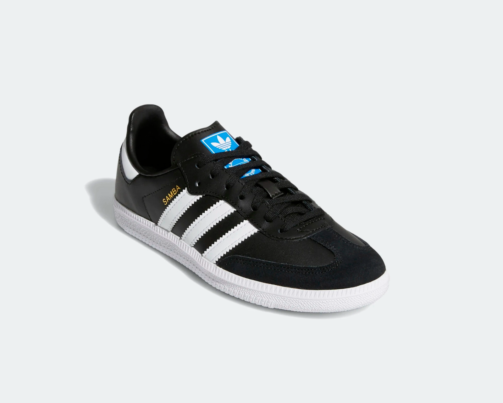 Giày Adidas Samba OG J 'Black White' B37294 - Ảnh 5