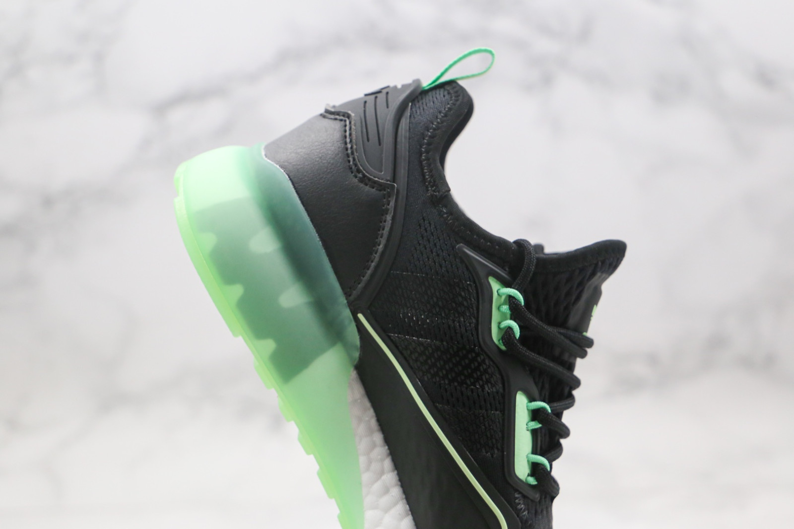 Giày Adidas ZX 2K Boost 'Core Black Green' H67935 - Ảnh 3