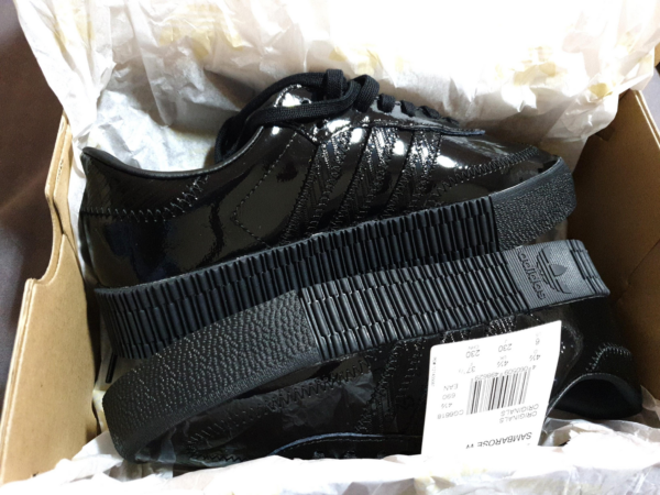 Giày Adidas Wmns Sambarose 'Patent Black'  CG6618 - Ảnh 3