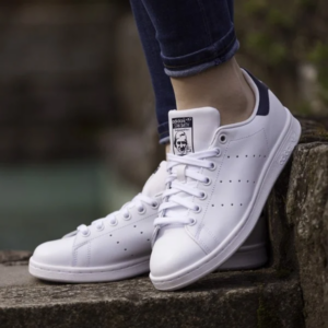 Alternative view of Giày Adidas Stan Smith White Core Navy S81020