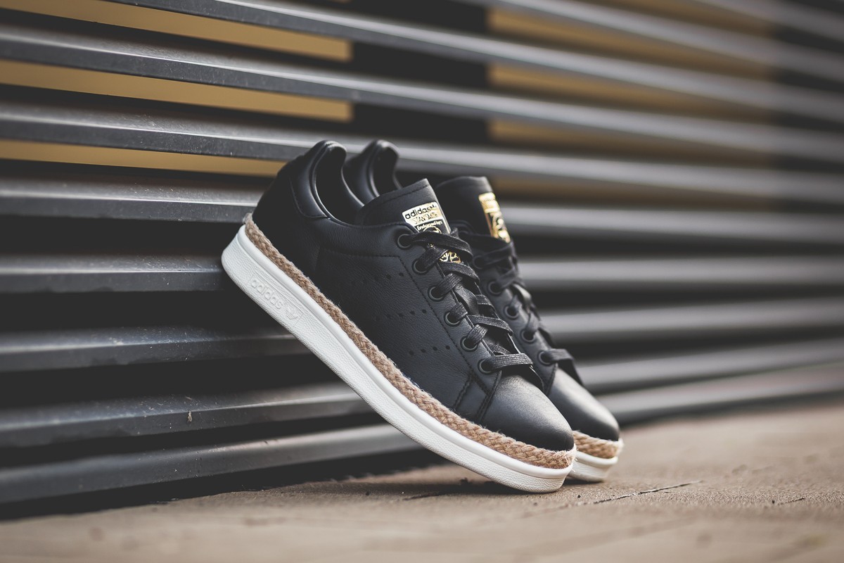 Giày Adidas Stan Smith New Bold Nere Bianche DA9536 - Ảnh 4