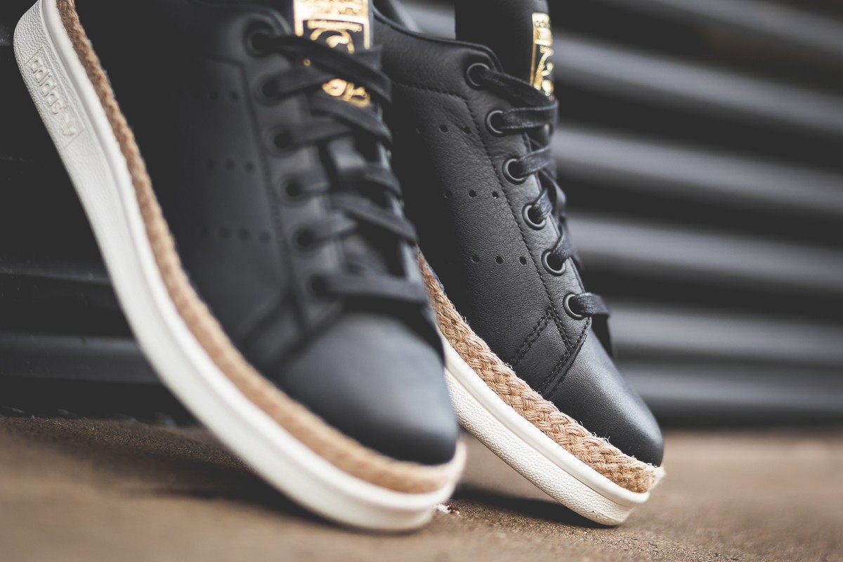 Giày Adidas Stan Smith New Bold Nere Bianche DA9536 - Ảnh 5