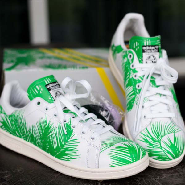 Giày Adidas Pharrell x BBC x Stan Smith 'Palm Tree Pack' S82071 - Ảnh 2