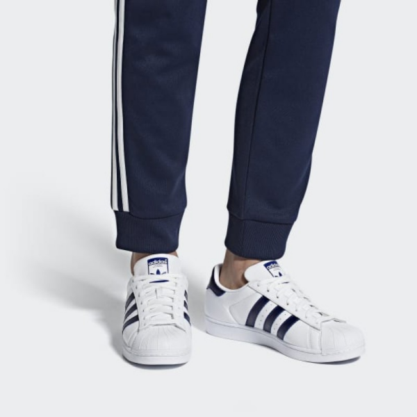 Giày Adidas Superstar 'White Royal' B41996 - Ảnh 3