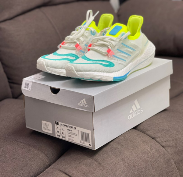 Giày Adidas UltraBoost 22 'White Sky Rush Mint' GY8674 - Ảnh 2