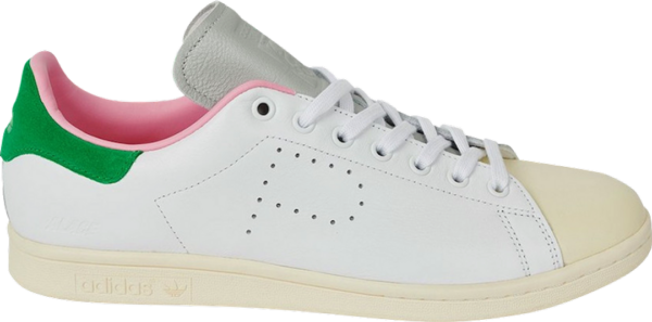 Giày Adidas Palace x Stan Smith 'White Green Pink'  FW9200