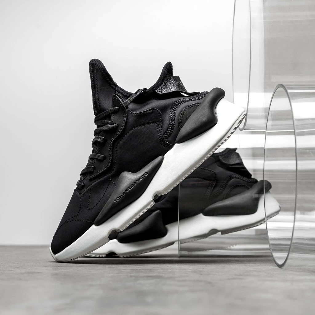 Giày Adidas Y-3 Kaiwa 'Black White' FZ4327 - Ảnh 2