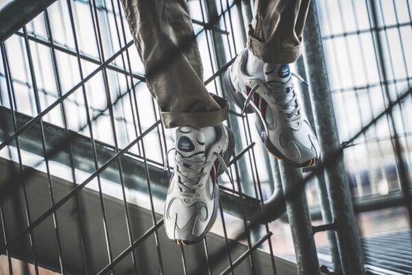 Giày Adidas Yung 1 Grey Two 'Collegiate Royal Scarlet' CG7127 - Ảnh 3