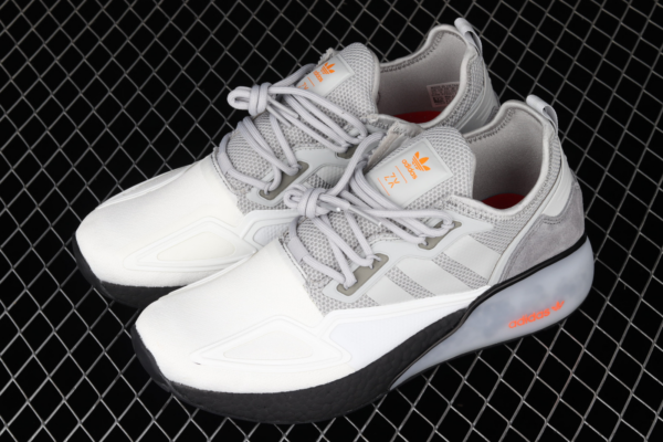 Giày Adidas ZX 2K Boost 'White Grey' H67573 - Ảnh 4