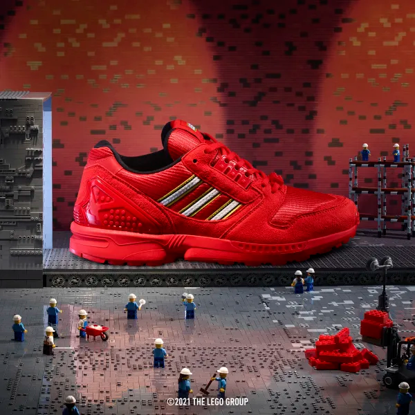 Giày Adidas LEGO x ZX 8000 'Color Pack Active Red' FY7084 - Ảnh 2