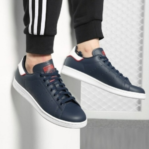 Giay Adidas Stan Smith 'Collegiate Navy Scarlet' B37912