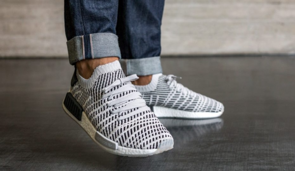 Giày Adidas NMD_R1 STLT Primeknit 'Grey' CQ2387 - Ảnh 6