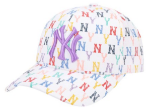 Mũ MLB Monogram Rainbow Structure Ball Cap New York Yankees 32CPFM111-50W