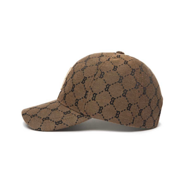 Mũ MLB Monogram Diamond Jacquard 'Brown' - Ảnh 5