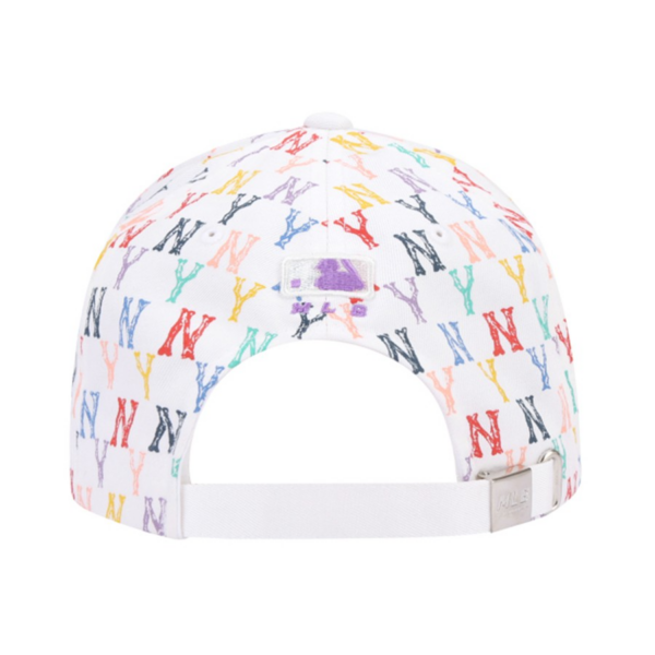 Mũ MLB Monogram Rainbow Structure Ball Cap New York Yankees 32CPFM111-50W - Ảnh 6