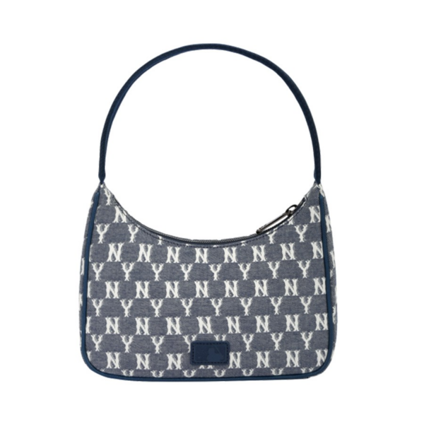 Túi MLB MONOGRAM Jacquard Hobo Bag New York Yankees 32BG33111-50N - Ảnh 2