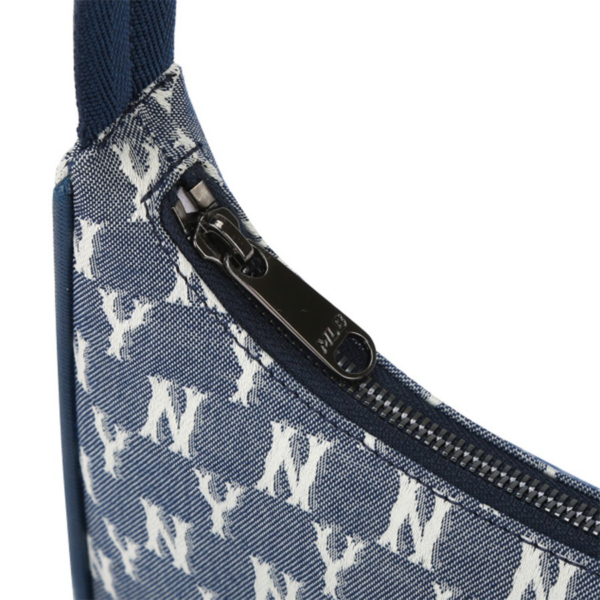 Túi MLB MONOGRAM Jacquard Hobo Bag New York Yankees 32BG33111-50N - Ảnh 4