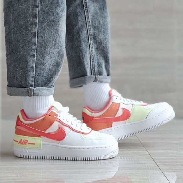 Giày Nike Wmns Air Force 1 Shadow 'White Magic Ember' CI0919-110 - Ảnh 2