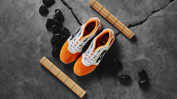 Giày Afew x Beams x Asics Gel Lyte 3 'Orange Koi' 1191A119-800 - Ảnh 2