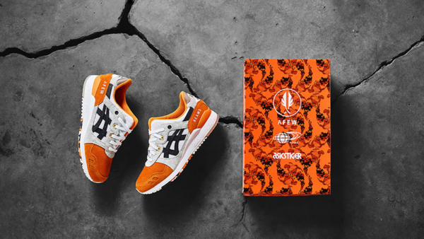 Giày Afew x Beams x Asics Gel Lyte 3 'Orange Koi' 1191A119-800 - Ảnh 4