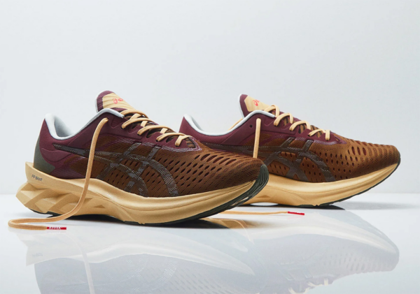 Giày Asics x Affix Works Novablast Brown Burgundy 1021A467-200 - Ảnh 8