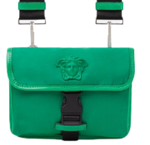 Túi Versace La Medusa Nylon Small Messenger Green Water 1000727-DNY8ME-1G57P