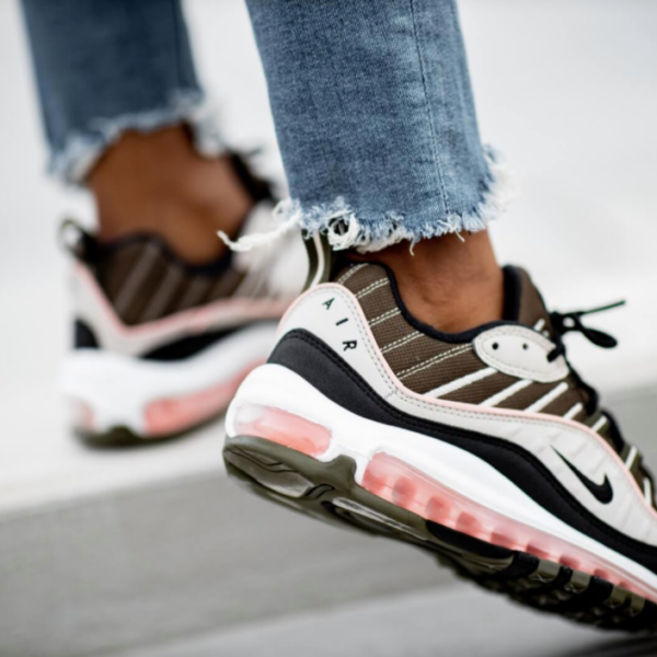 Giày Nike Wmns Air Max 98 'Cargo Khaki Coral' AH6799-301 - Ảnh 4