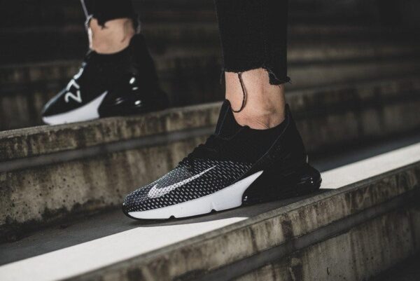 Nike Air Max 270 Flyknit 'Black White' AH6803-001 - Ảnh 2