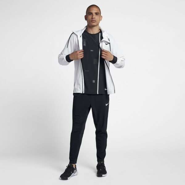 Áo Nike Mens Flex Stretch Training Hooded Jacket 2.0 Style AH9604-100 - Ảnh 2