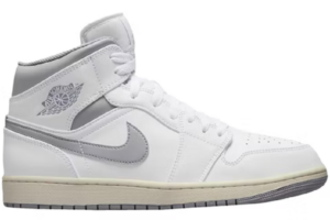 Giày Nike Air Jordan 1 Mid 'White' 554725-135