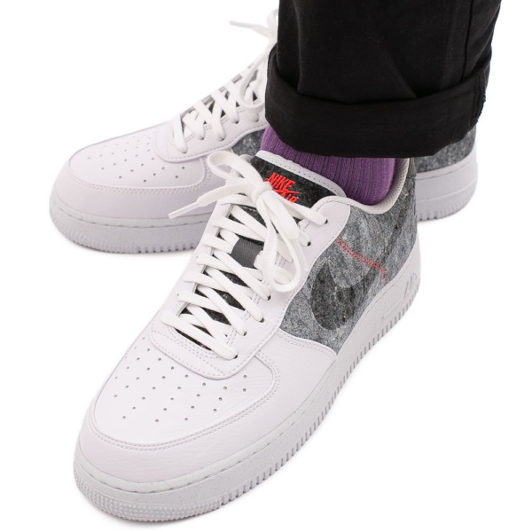 Giày Nike Air Force 1 07 Recycled 'Smoke Grey' CV1698-100 - Ảnh 2
