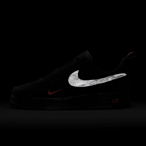 Giày Nike Air Force 1 Low 'Black Orange' DZ4514-001 - Ảnh 3