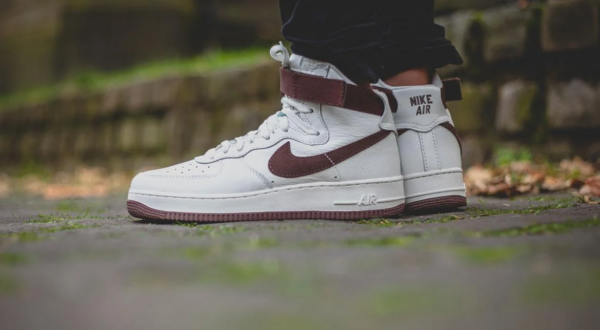 Giày Nike Air Force 1 High Retro QS White Chocolate 743546-102 - Ảnh 7