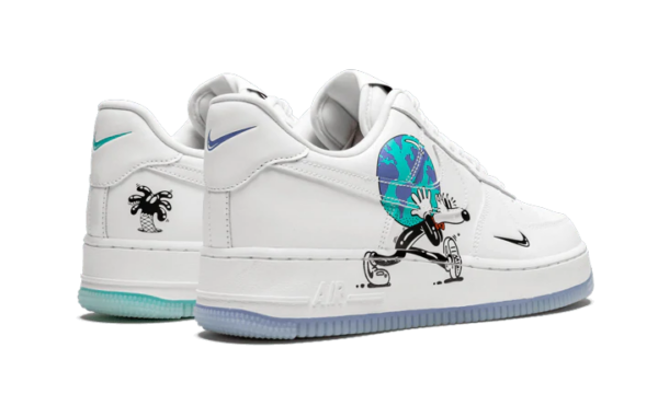 Giày Nike x Steve Harrington Air Force 1 Flyleather CI5545-100 - Ảnh 4