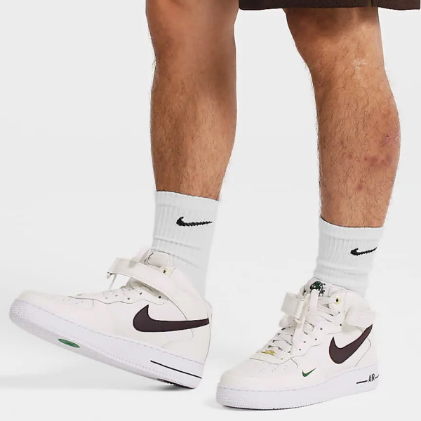 Giày Nike Air Force 1 Mid '07 LV8 'White Brown Basalt' DR9513-100 - Ảnh 4