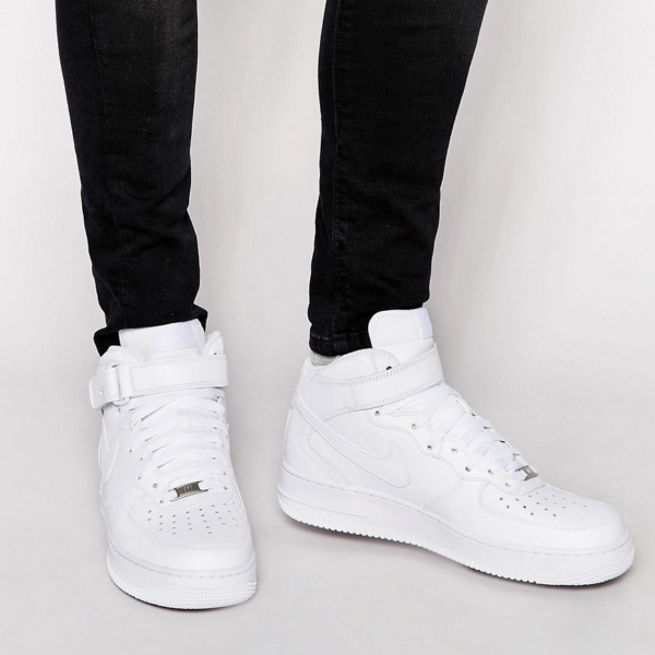 Giày Nike Air Force 1 Mid 'All White' 07 315123-111 - Ảnh 2