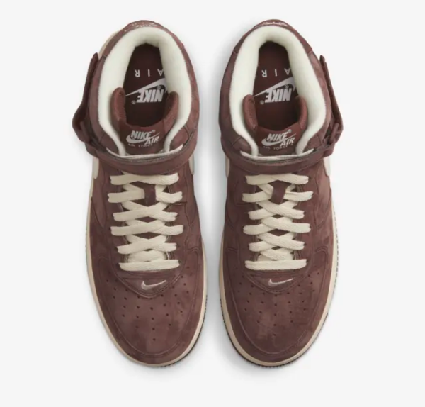 Giày Nike Air Force 1 Mid 'Chocolate' DM0107-200 - Ảnh 10