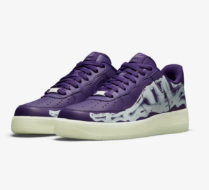 Giay Nike Air Force 1 Low 'Purple Skeleton' CU8067-500