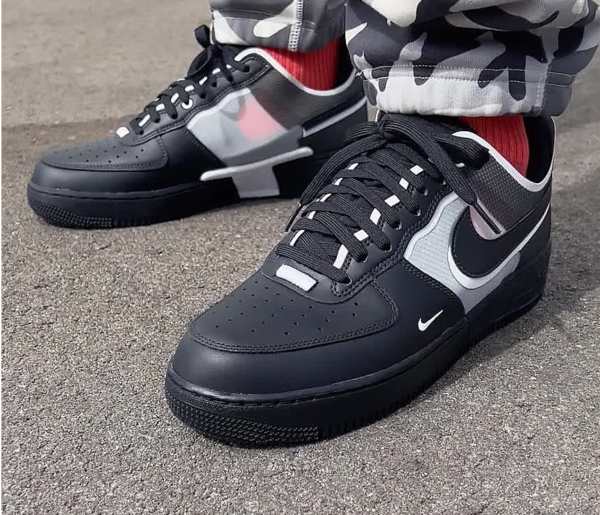 Giày Nike Air Force 1 React 'Black White' DM0573-002 - Ảnh 3