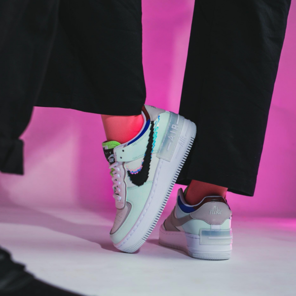 Giày Nike Air Force 1 Shadow SE 'Pixel Swoosh Barely Green' CV8480-300 - Ảnh 3