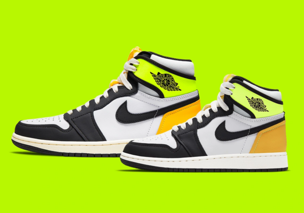 Giày Nike Air Jordan 1 Retro High OG 'Volt Gold' 555088-118 - Ảnh 8