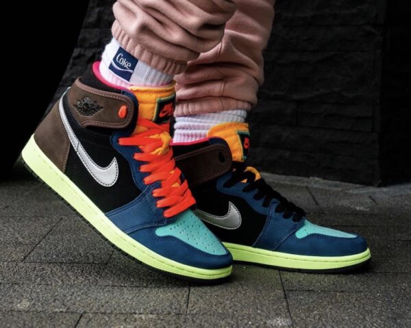 Giày Nike Air Jordan 1 Retro High 'Tokyo Bio Hack' 555088-201 - Ảnh 5