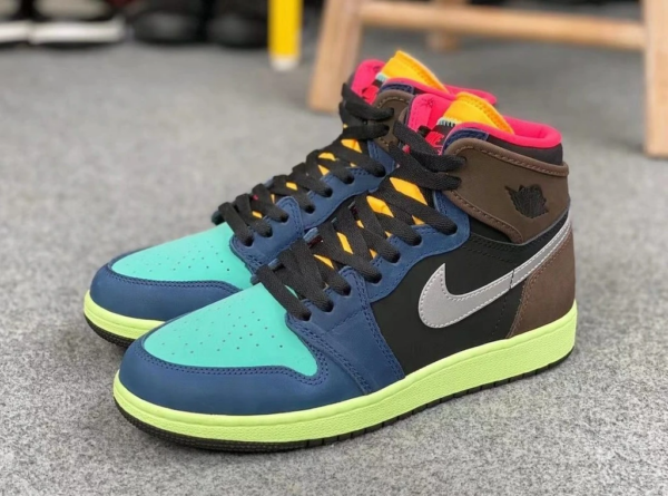 Giày Nike Air Jordan 1 Retro High 'Tokyo Bio Hack' GS 575441-201 - Ảnh 7
