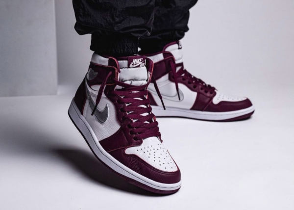 Giày Nike Air Jordan 1 Retro High OG 'Bordeaux' 555088-611 - Ảnh 2