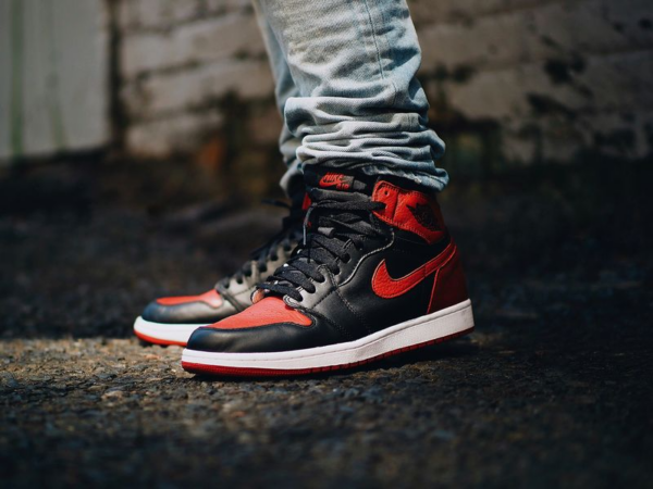 Giày Nike Air Jordan 1 Retro 'Bred' (2013) 555088-023 - Ảnh 3
