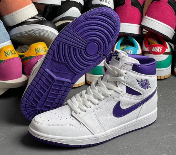 Giày Nike Wmns Air Jordan 1 High OG 'Court Purple' CD0461-151 - Ảnh 6