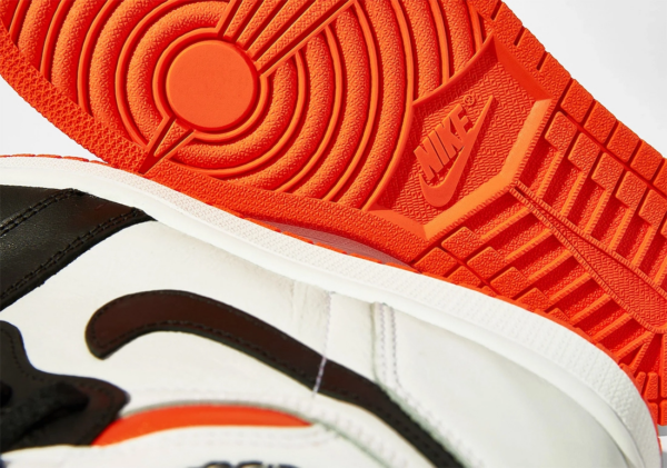 Giày Nike Air Jordan 1 Retro High OG 'Electro Orange' 555088-180 - Ảnh 6