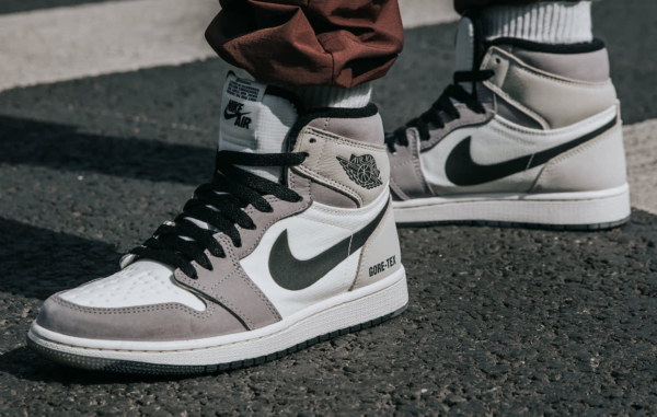 Giày Nike Air Jordan 1 High Element Gore Tex 'Light Bone' DB2889-100 - Ảnh 2