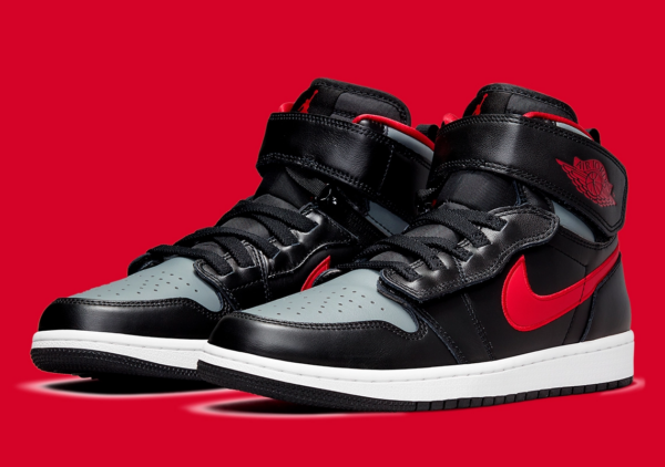 Giày Nike Air Jordan 1 High FlyEase 'Smoke Grey Gym Red' CQ3835-006 - Ảnh 6